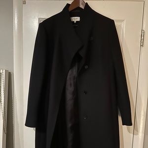 REISS MIA COAT IN NAVY SIZE 12
